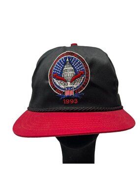 Bill Clinton Al Gore 1993 Presidential Inauguration Snapback Dad Hat Cap Vintage